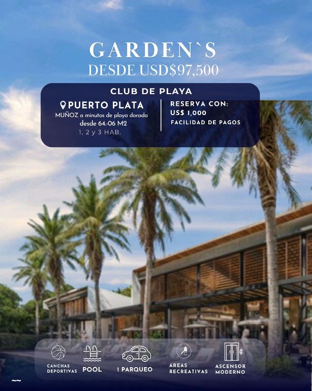 Apartamentos en Venta Puerto Plata, Puerto Plata
