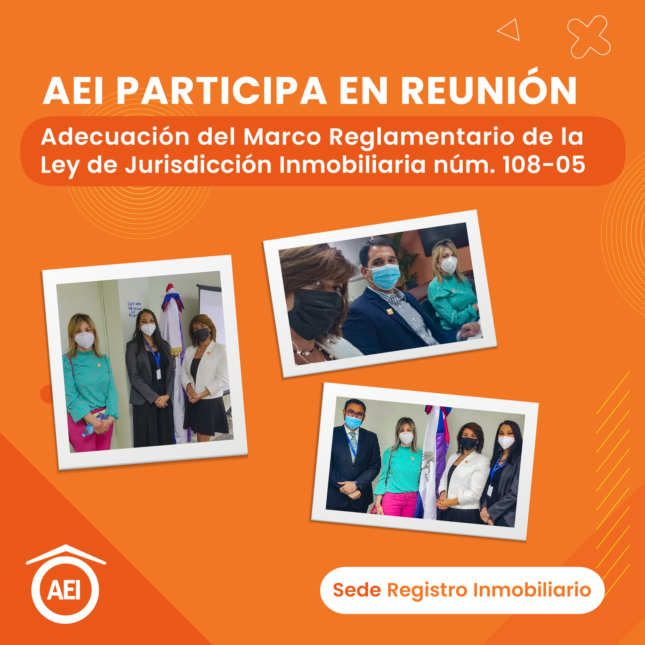 Reunión en la sede del Registro Inmobiliario