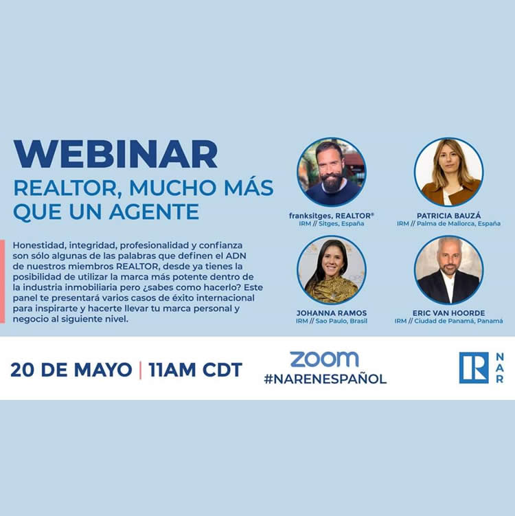 WEBINAR REALTOR, mucho más que un agente