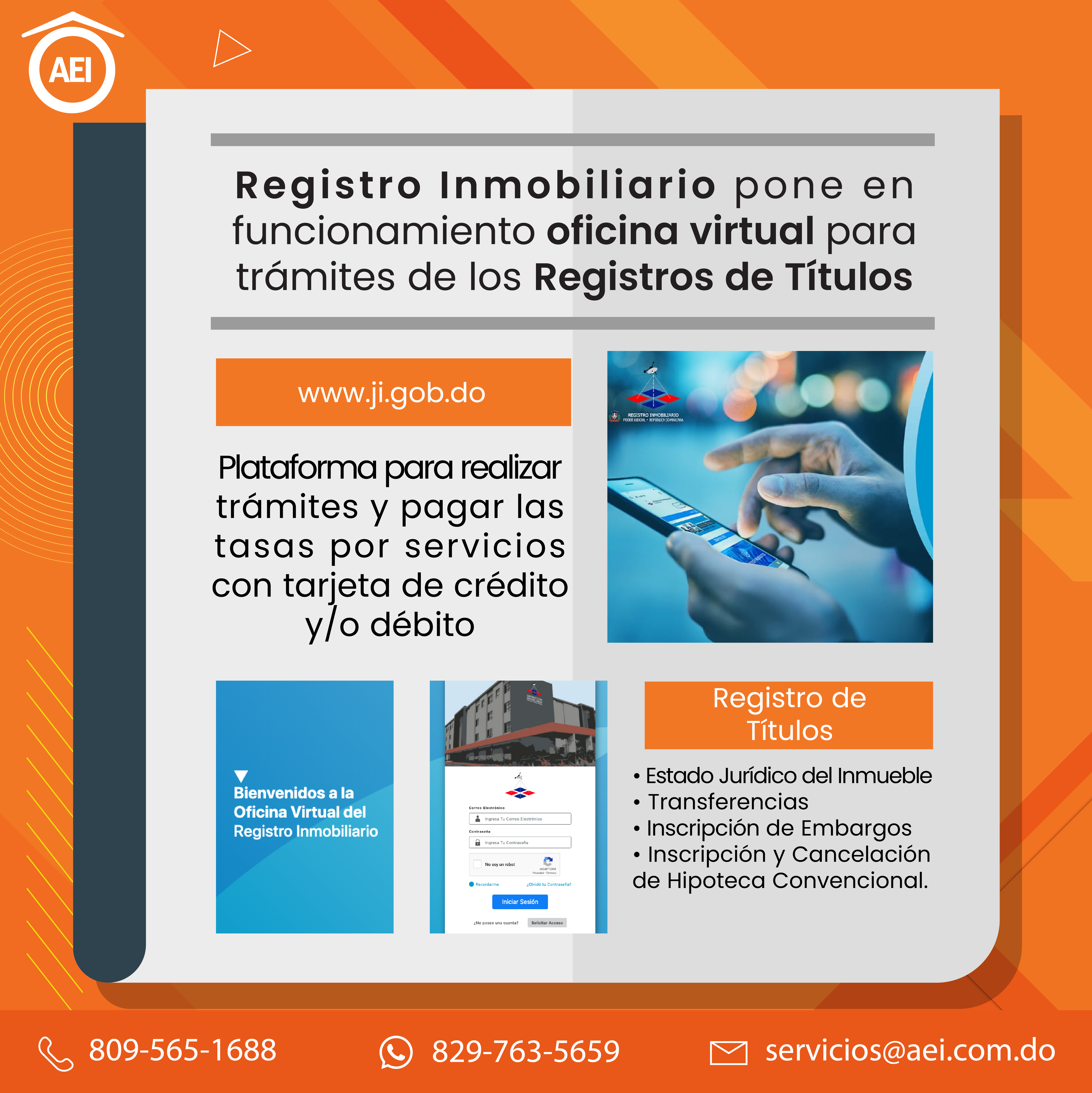 Registro Inmobiliario pone en funcionamiento oficina virtual