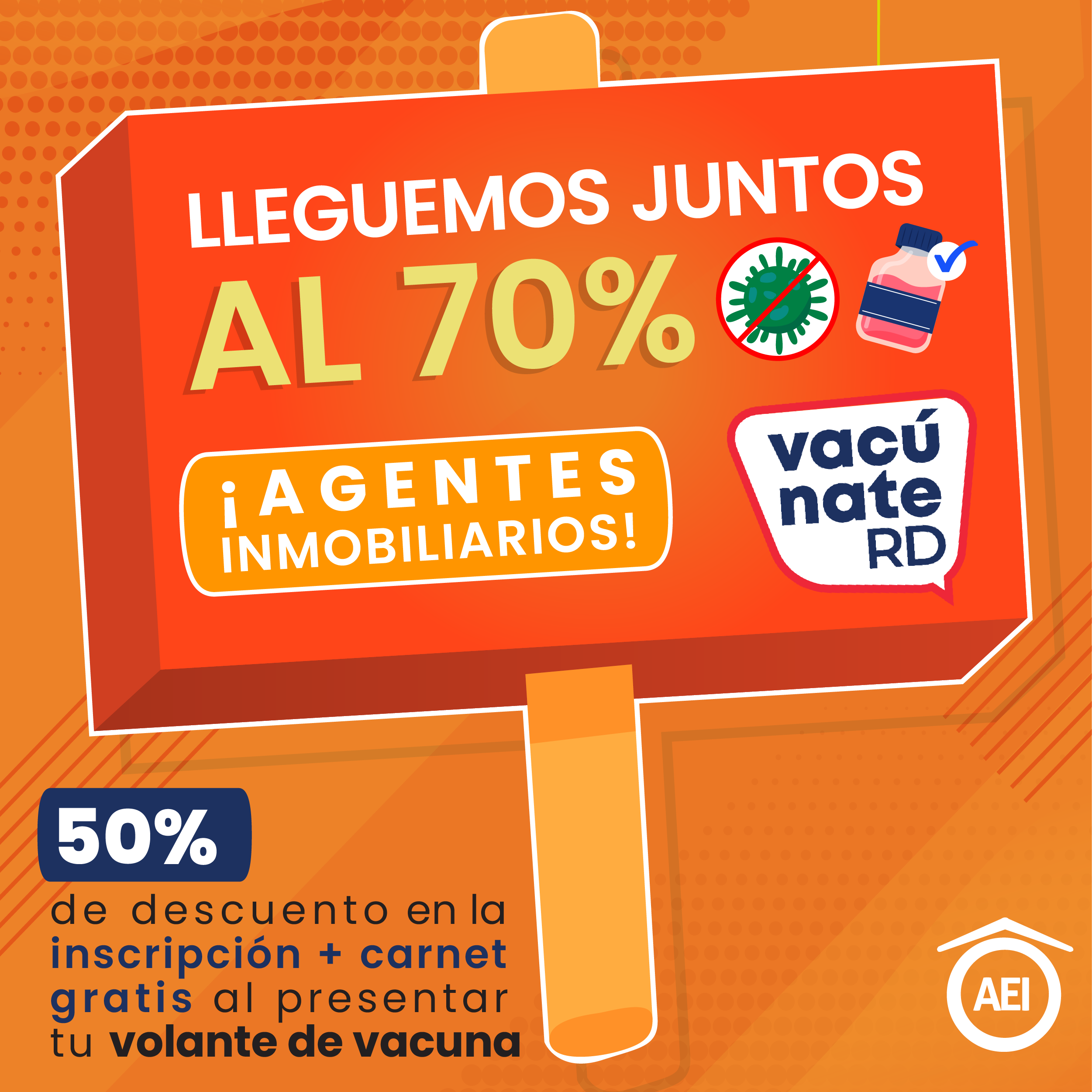 Lleguemos juntos al 70 por ciento